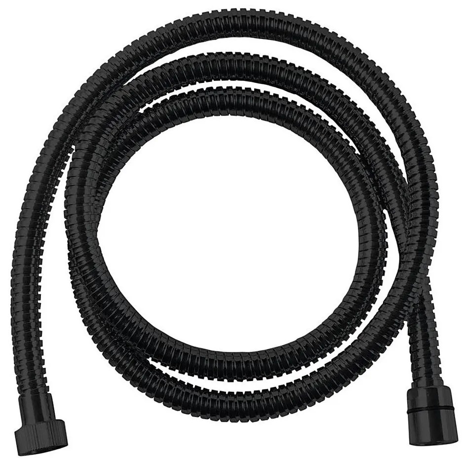 Sapho - Flessibile per doccia POWERFLEX 150 cm nero opaco