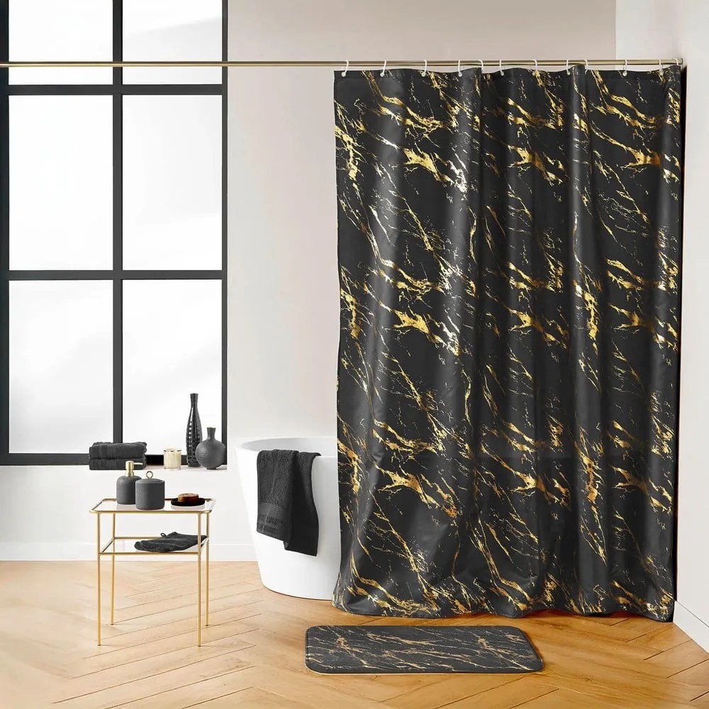 Tenda per doccia 180x200 cm Aquamarbre – douceur d'intérieur