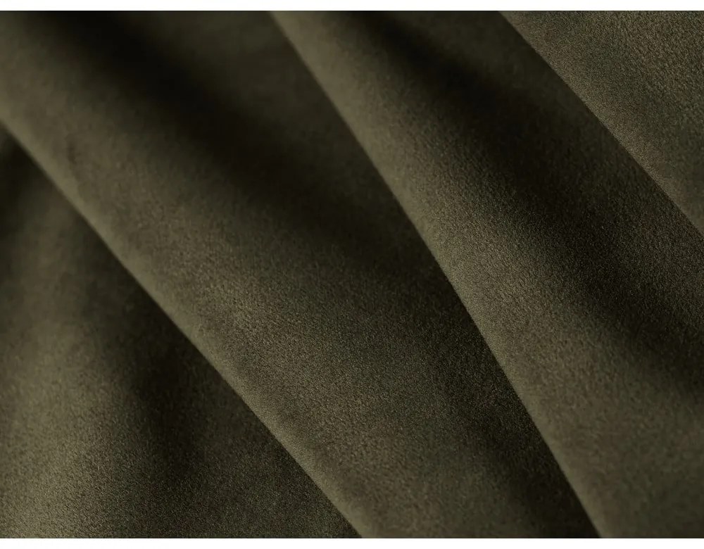 Poltrona verde con rivestimento in velluto Jodie – Micadoni Home