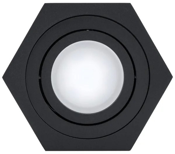 Plafoniera ARENO 1xGU10/30W/230V nera