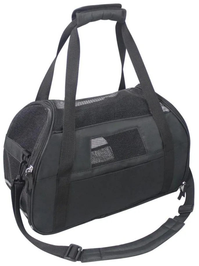 Nobleza - Borsa trasportino per animali 48 cm nero