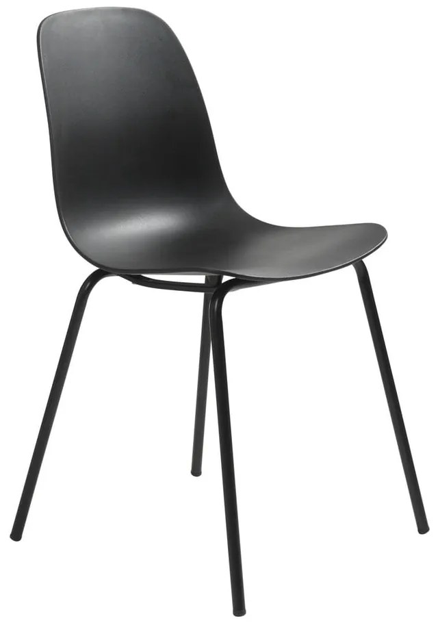 Sedia da pranzo nera Whitby - Unique Furniture