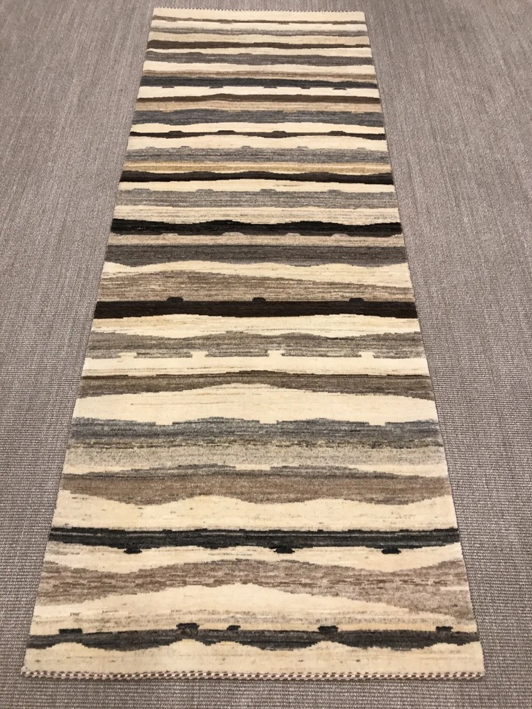 Loribaft Tappeto 290x100 Beige (Iran) Annodato A Mano