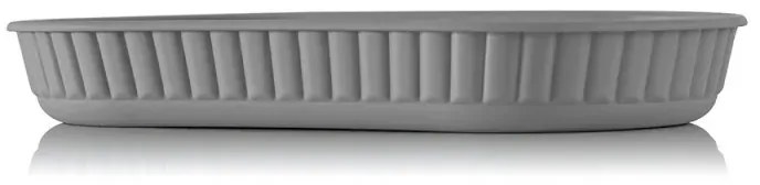 Portasaponetta in plastica Soft touch Grigio antracite serie Jinko
