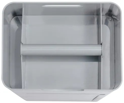 WENKO 24213100 - Scopino per WC IMON 20x58,5 cm grigio