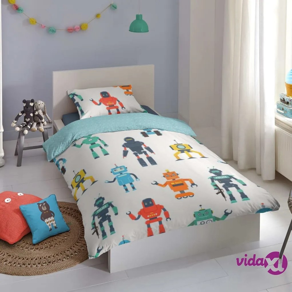 Good Morning Copripiumino per Bambini Robots 140x200/220 cm