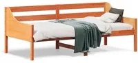 Dormeuse Marrone Cera 90x190 cm in Legno Massello di Pinocod mxl 110858