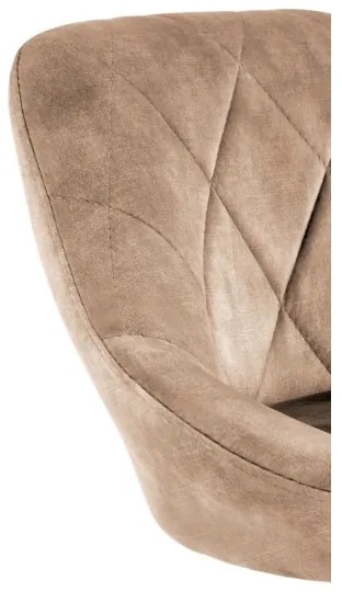 Sgabello bar 106x47 cm nero/marrone