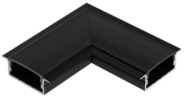 Angolo di Giunzione 90° per Profilo da Incasso Doppia Striscia LED