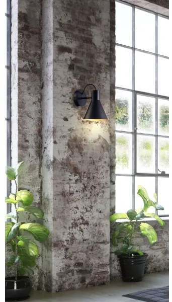 Applique MORE 1xE27/40W/230V nero