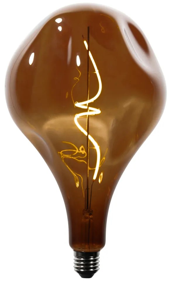 Set di 5 lampadine LED E27 dimmerabili PS160 marroni 4W 120 lm 1800K
