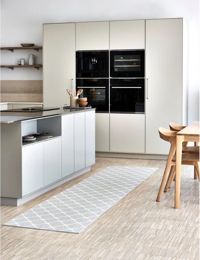 Tappeto da interno/esterno grigio chiaro/color crema 70x60 cm Rex Fossil – Pappelina