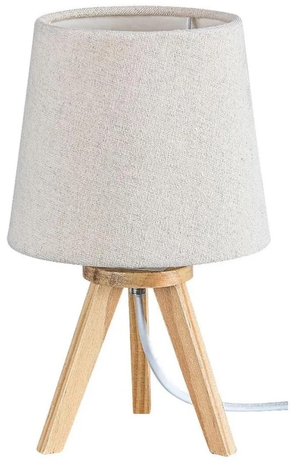Rabalux 2068 - Lampada da tavolo LYCHEE 1xE14/25W/230V beige