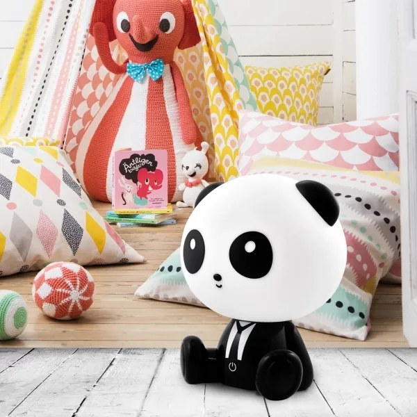 Lampada a LED dimmerabile per bambini PANDA LED/2,5W/3,7V 1200 mAh