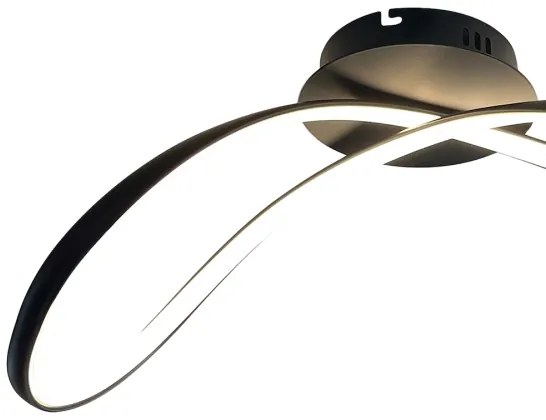 Plafoniera LED INFINITY LED/21W/230V nero