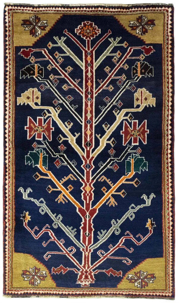 Gabbeh Tappeto persiano 190 x 120 Blu (Iran) Annodato A Mano