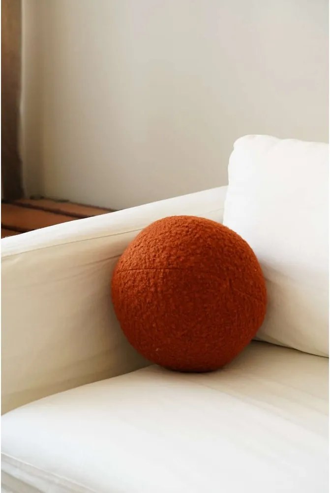 Cuscino decorativo in bouclé ø 20 cm Top – Mioli Decor