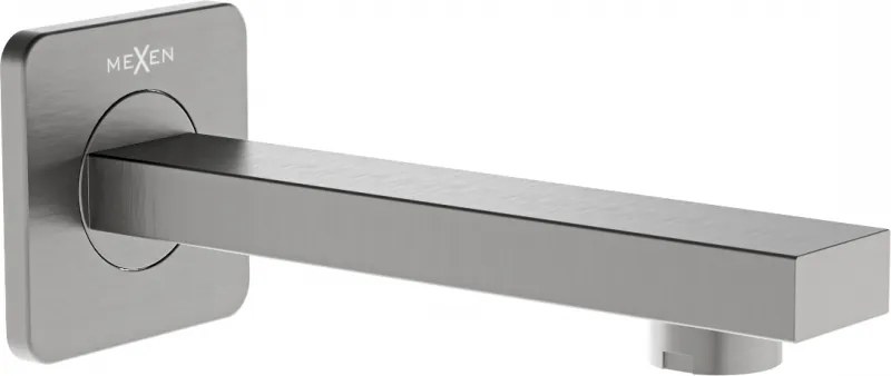 Mexen Cube rubinetto vasca a parete, grafite - 79370-66