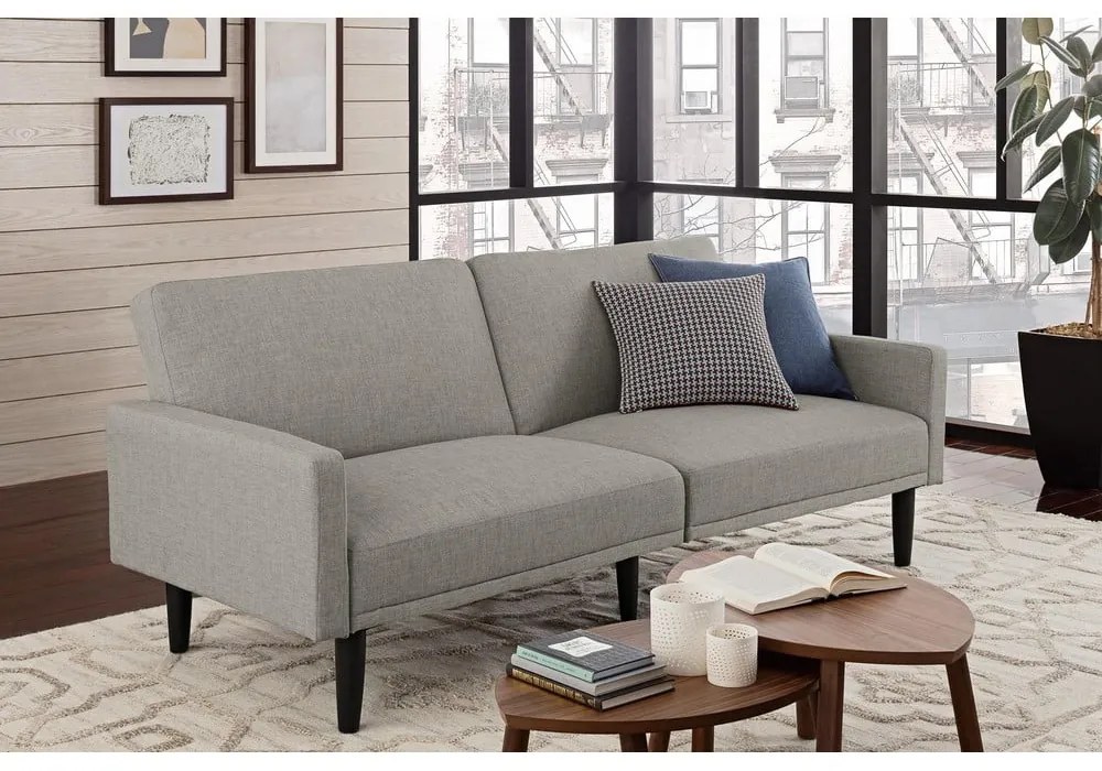 Divano letto grigio chiaro 198 cm Room - Støraa