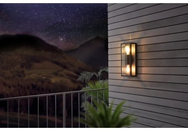 Eglo 98273 - Applique da esterno ALAMONTE 2xE27/60W/230V IP44