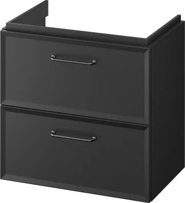 Cersanit S590-100 - Mobile sottolavabo sospeso MILLE SLIM 60x38 cm, nero