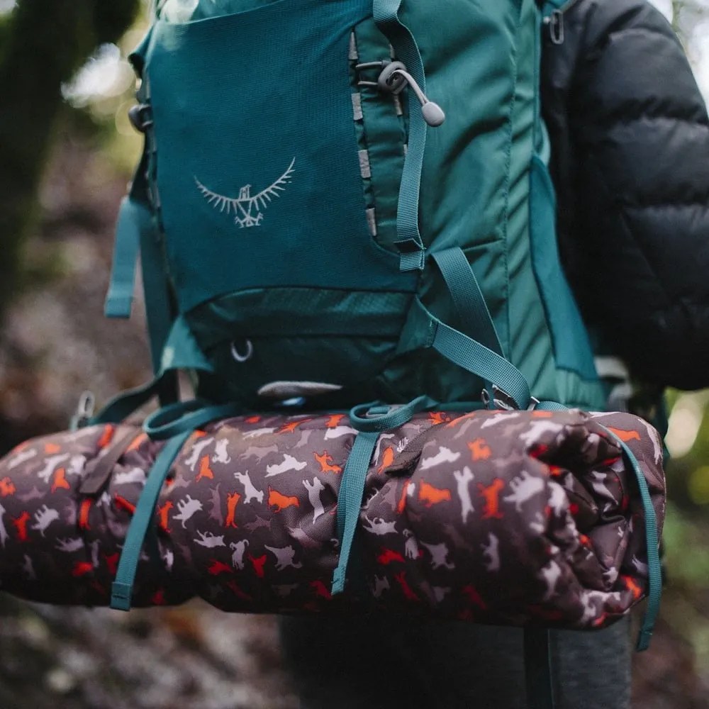 Cuccia da viaggio marrone per cane 45x60 cm Outdoor Chill Pad Mocha S – P.L.A.Y.