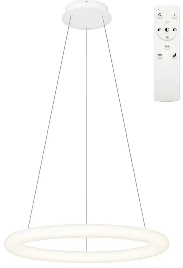 Top Light -LED Lampada a sospensione dimmerabile su cavo RINGO LED/40W/230V 3000-6500K bianca+telecomando