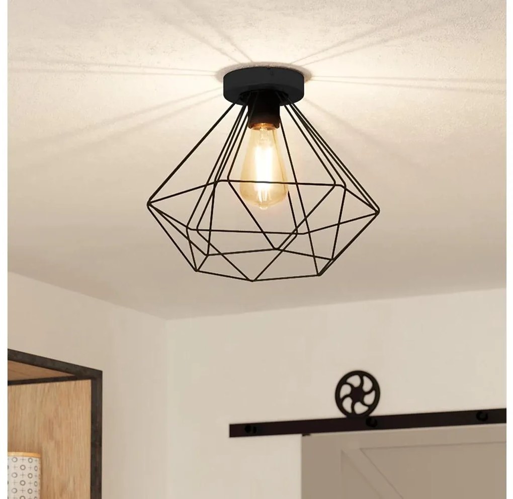 Eglo 43004 - Lampadario a plafone TARBES 1xE27/60W/230V