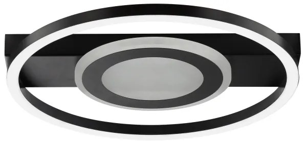 Brilliant - Plafoniera LED RGBW dimmerabile MAUREEN LED/20W/230V 3000-6500K nera + telecomando