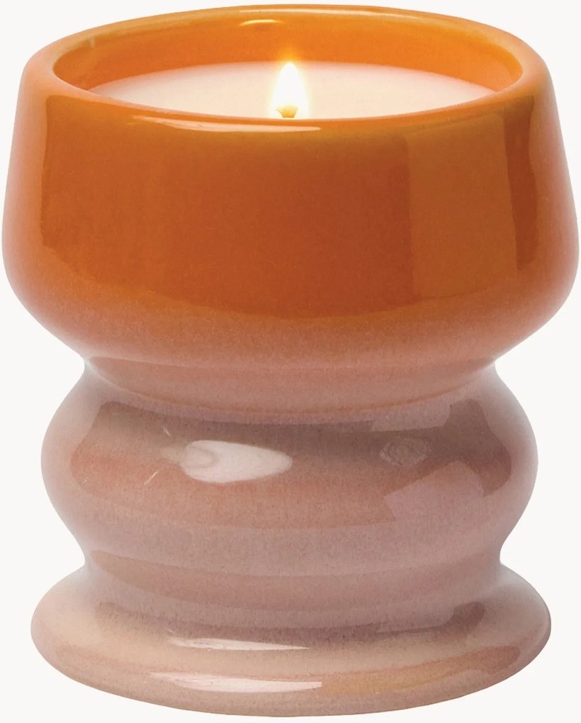 Candela profumata in ceramica Melt Ombre (mango infrarosso)