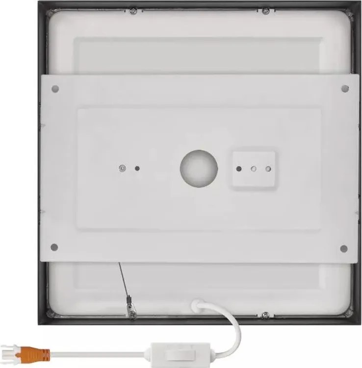 Nero opaco Plafoniera LED 22,5x22,5 cm Nexxo - EMOS