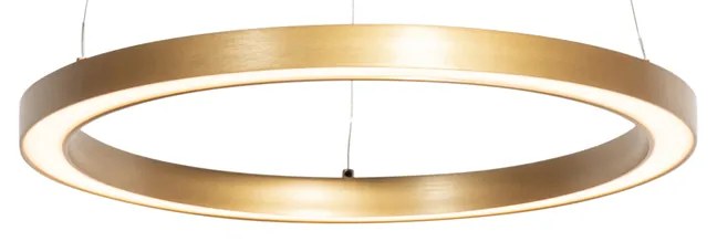 Lampada a sospensione dorata 40 cm con LED dimmerabile a 3 livelli - Girello