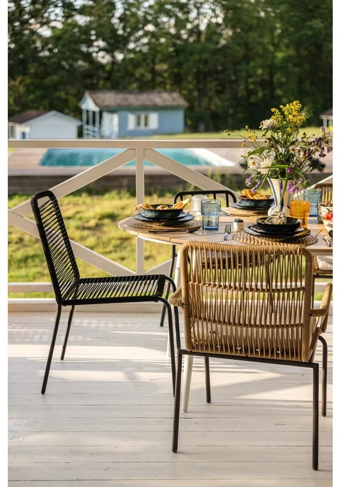 Sedia da giardino nera Kai - Bonami Essentials