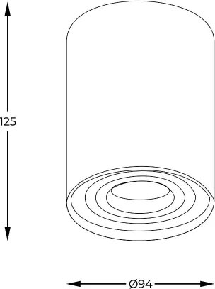 Zuma Line 94354-N - Faretto LED RGBW dimmerabile RONDOO 1xGU10/4,8W/230V dorato + telecomando