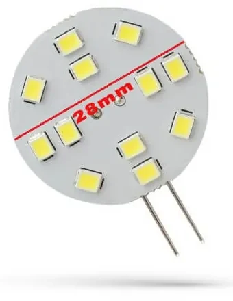 Lampada LED G4 2W 12V Colore Bianco Caldo 3.000K