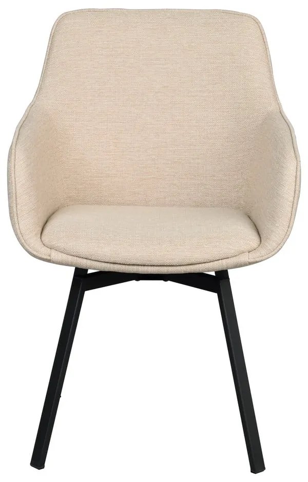 Set di sedie da pranzo beige in imbottito 2 pz Alison – Rowico