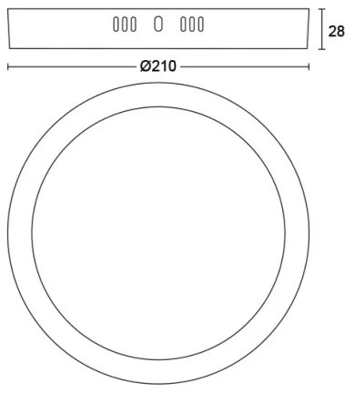 Philips -  Plafoniera LED MAGNEOS LED/12W/230V 2700K nera