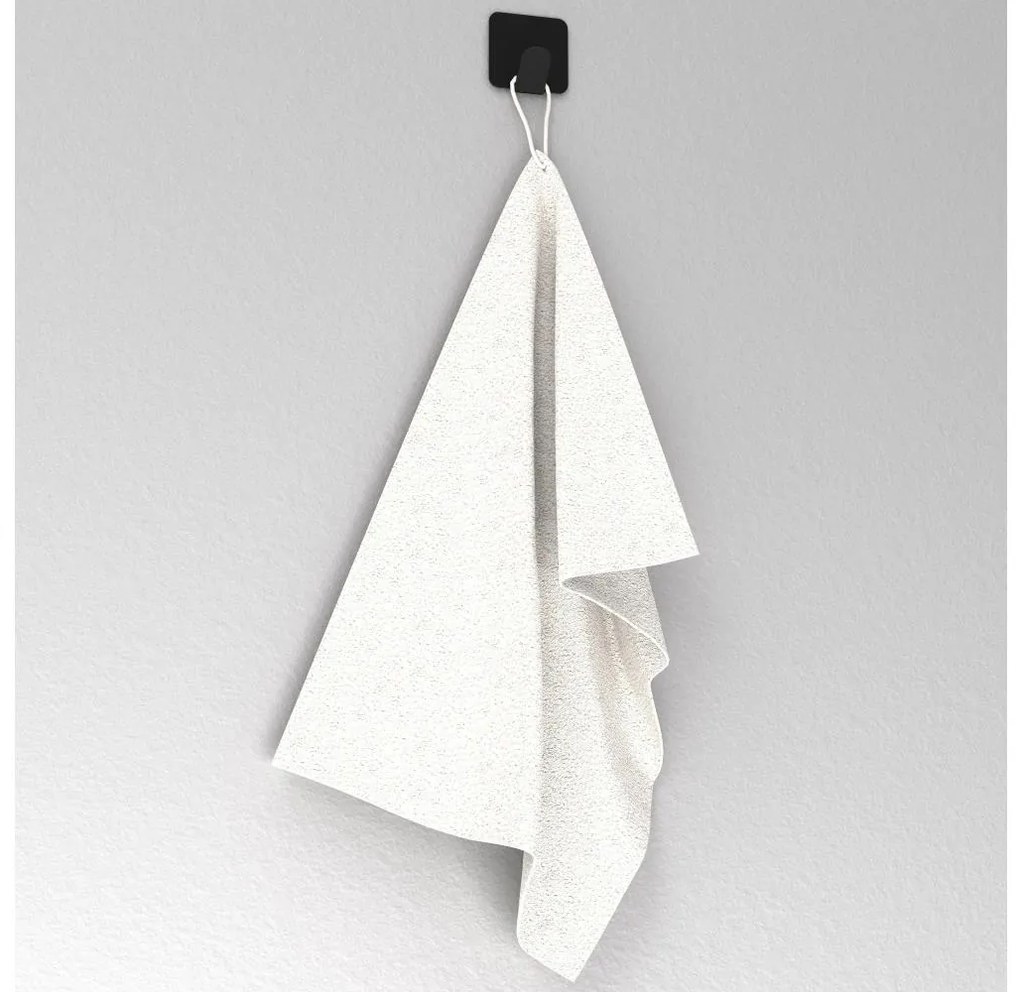 Gancio a muro 4x4 cm nero