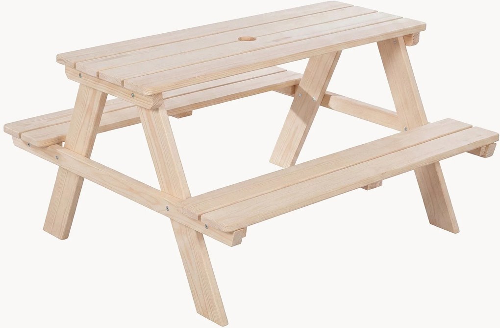 Set da pranzo in legno per 4 persone Picnic