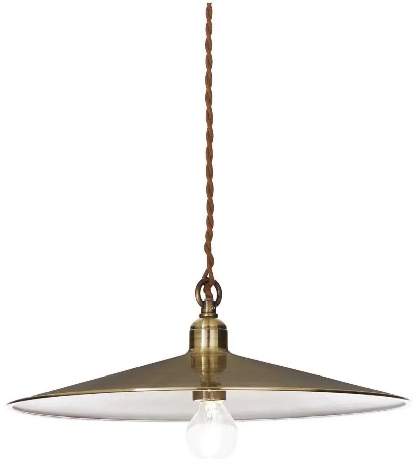 Ideal Lux - Lampadario a sospensione con filo CANTINA 1xE27/42W/230V diametro 35 cm bronzo