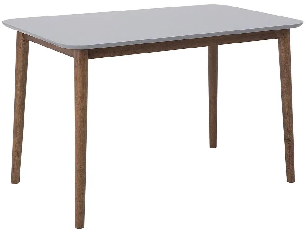 Tavolo da pranzo legno grigio 118 x 77 cm MODESTO Beliani