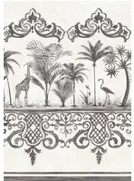 Bordüre Rousseau von Cole & Son - Charcoal