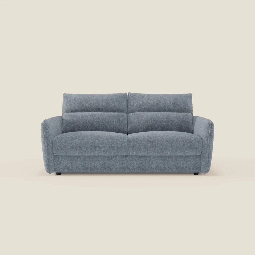 Elios Divano letto con morbidi cuscini spalliera in tessuto smacchiabile T24 carta da zucchero