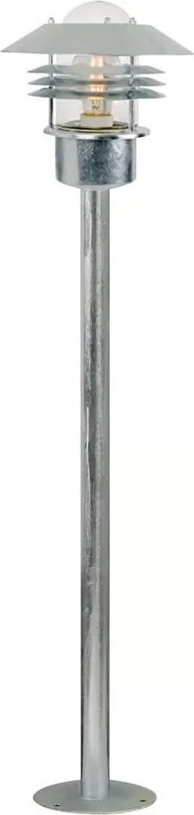 Nordlux - Lampada da esterno VEJERS 1xE27/60W/230V IP54 argento 92 cm