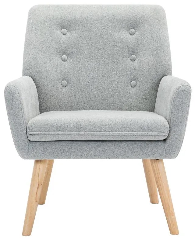 Poltrona in Tessuto Grigio - SERINO