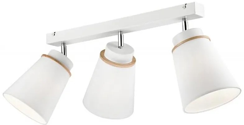 Faretto AGUSTINO 3xE27/60W/230V bianco