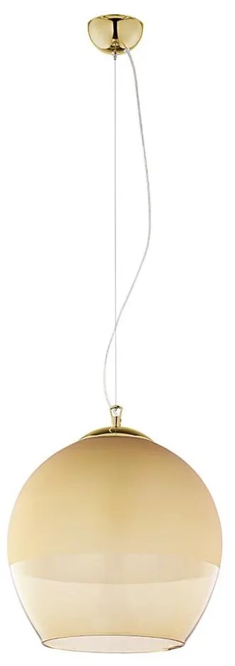 Lampadario su corda  BOULETTE 1xE27/60W/230V oro