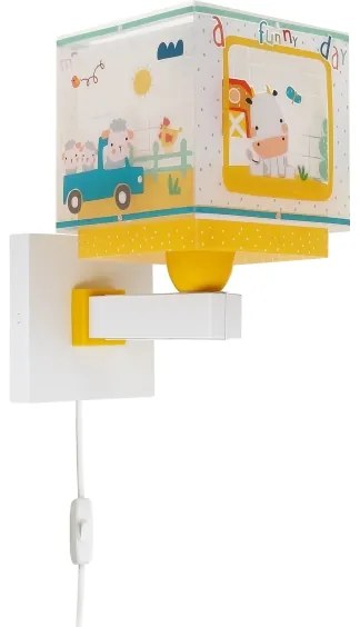 Dalber 63409 - Applique per bambini MY FARM 1xE27/15W/230V