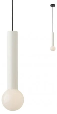 1-light suspension Gossip - Lucilla Giovane Bianco