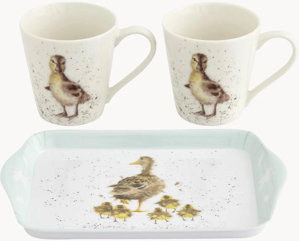 Set tazza e vassoio Lovely Mum 3 pz